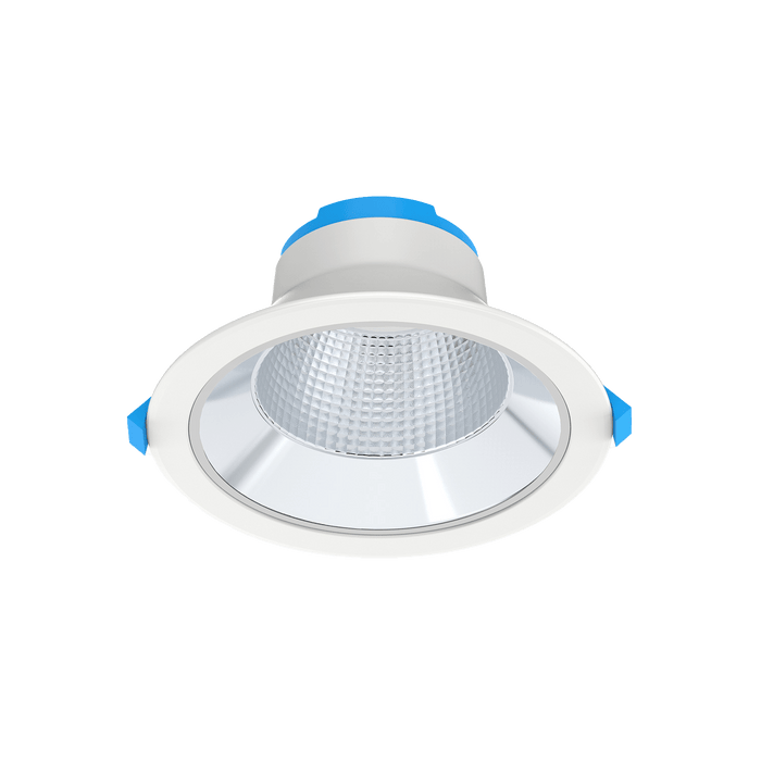 Glight FIXED LED DOWNLIGHT 10W IC-F IP54 TRI-COLOUR DIM WHITE BODY + MATT REFLECTOR