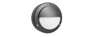 Glight LED BULKHEAD 7W IP65 3000K NON DIM SANDED BLACK