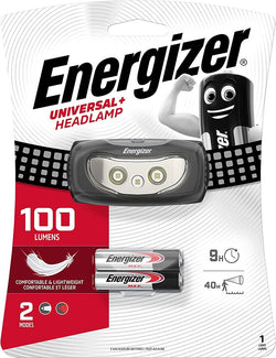 Energizer E301690800 LED Universal Headlight 100lm 2xAAA