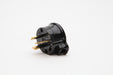 Pdl Plug 3pin 10A side entry Black