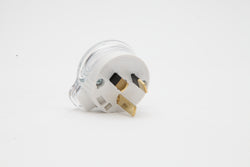 Pdl Plug 3pin 10A side entry Clear