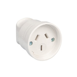 Pdl Cord connector 3 pin White