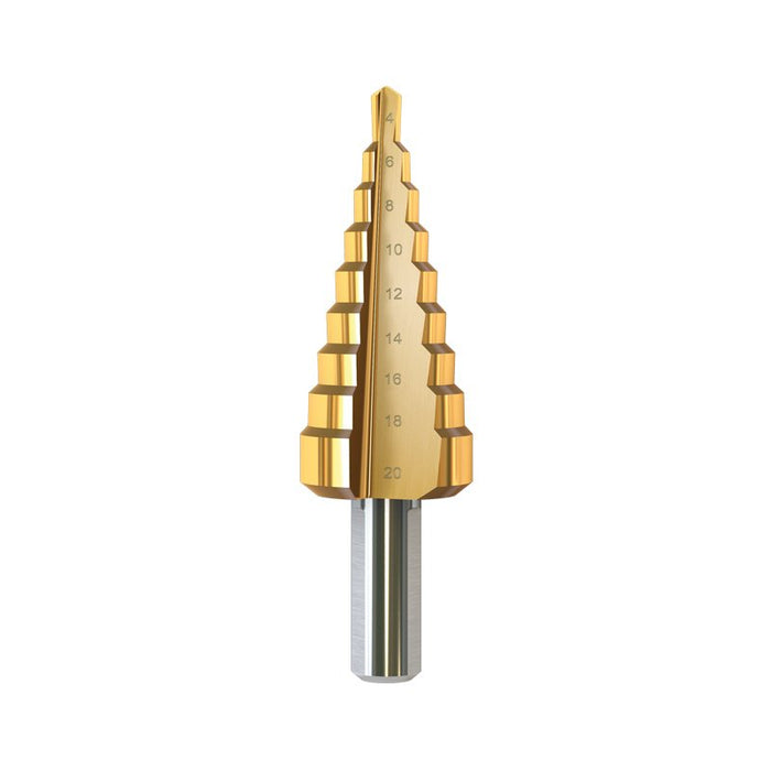 Trucut Alpha Step Drill - Gold Series 4-20mm