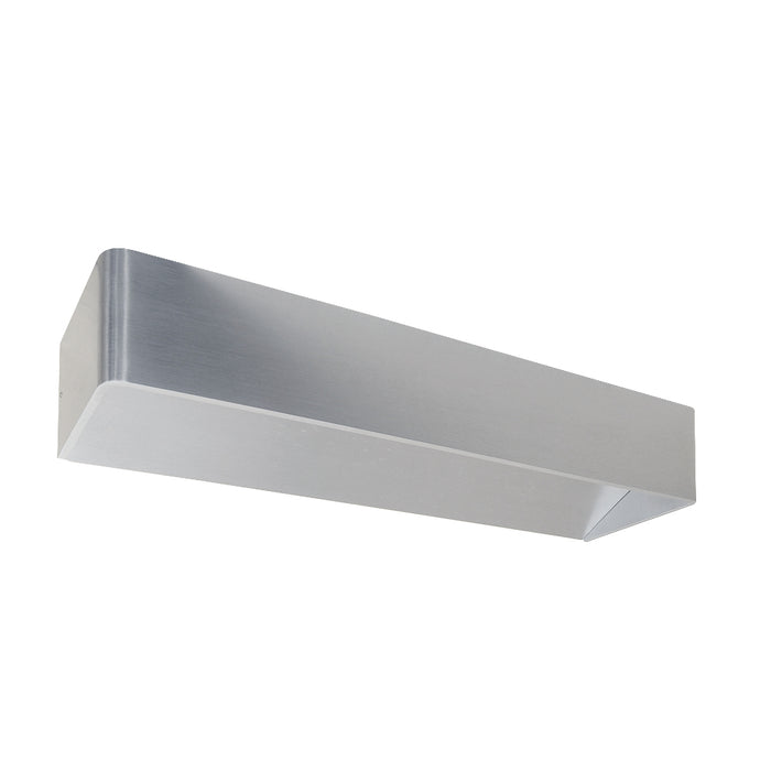 EUROTECH ORTHODOX - 400MM WALL LIGHT BRUSHED ALUMINIUM  230V LED 2 x 8W