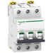 Schneider Miniature circuit-breaker, Acti9 iC60L, 3P, 6 A, Z curve, 15000 A (IEC 60898-1), 25 kA (IEC 60947-2)