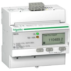 Schneider iEM3155 energy meter - 63 A - Modbus - 1 digital I - 1 digital O - multi-tariff - MID