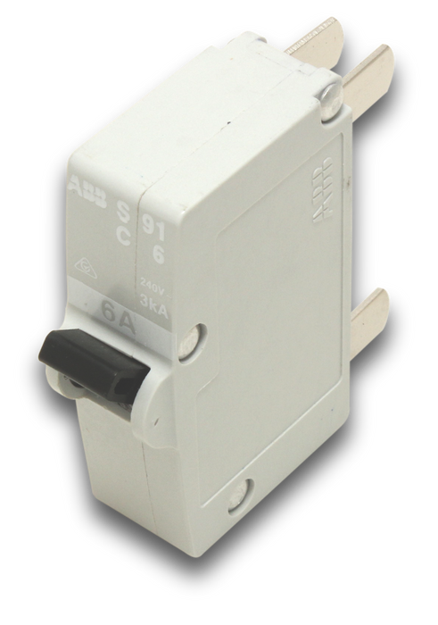 ABB MCB Base Mount 6A (plug in)