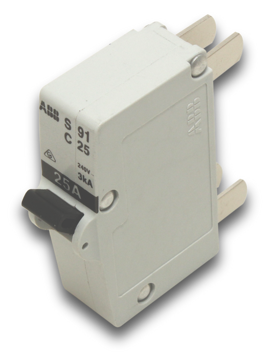 ABB MCB Base Mount 25A (plug in)