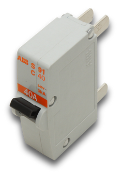 ABB MCB Base Mount 40A (plug in)