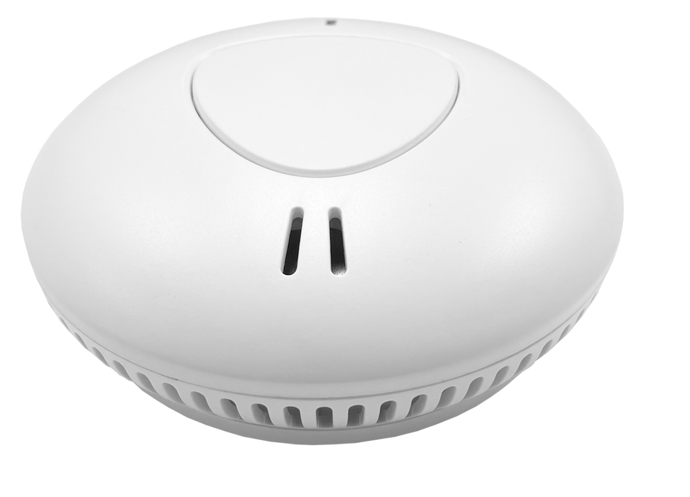 Photoelectric smoke detector with wireless interconnect (433Mhz)