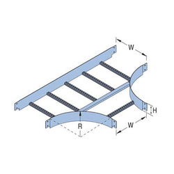 Unistrut 2099016 NEMA 12 Aluminium Cable Ladder 90deg Horizontal Tee AL12-HT-150