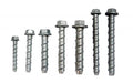 KLEIN ALCO HEX SCREW BOLT ANCHORS MECH GAL 10MM x100