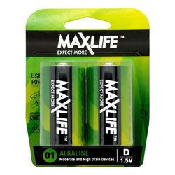 CDY MAXLIFE D Alkaline 2 Pack