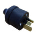 Prolite 10amp Plug 3 pin pvc Black