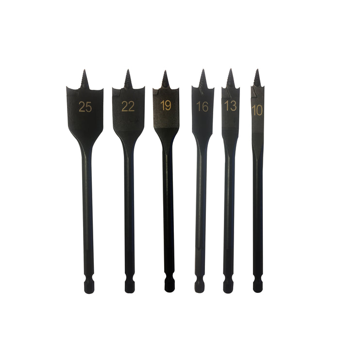 XTREME THREADED SPADE BIT SET 6 PCE