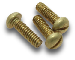 Elecsupp Screw brass 1/4x1in RH