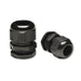 ECL G12 Cable Gland 12mm Nylon Black 3-6mm