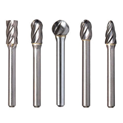 Trucut Alpha 5 Piece Tungsten Carbide Burrset AL