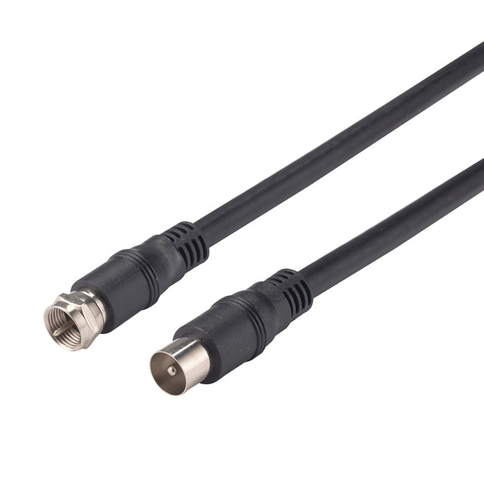 CDY Dynamix 2M RF PAL Male to F Type Male Coaxial Cable