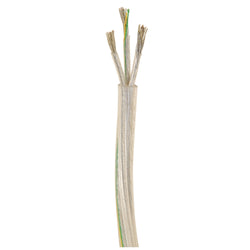 EUROTECH THREE CORE CLEAR CABLE ACCESSORY (PHASE, NEAUTRAL & EARTH)    0.75mm2   PER METRE