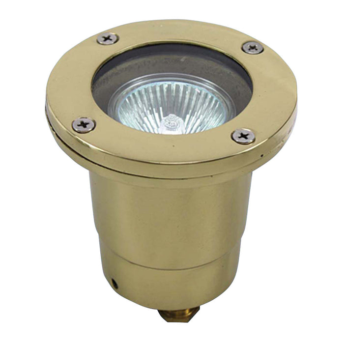 PROLUX LIGHT EXTERIOR INGROUND BRASS MR16 C/W TUBE 100X110