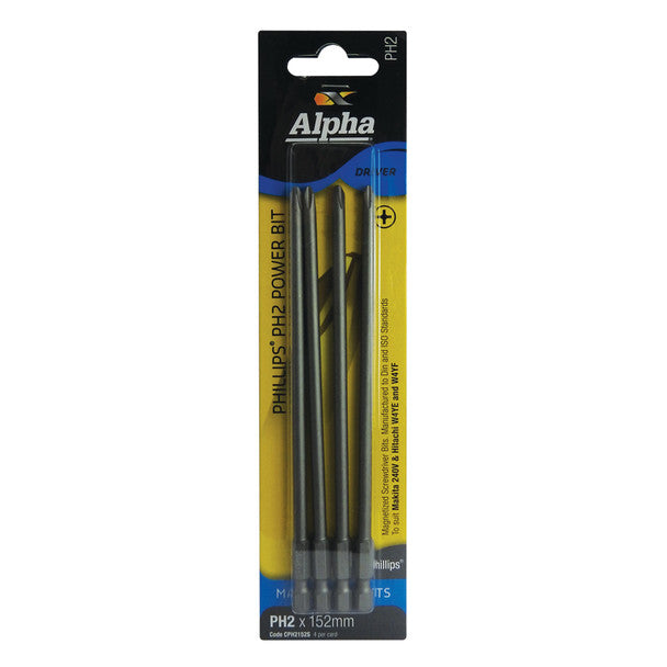 Trucut Alpha Phillips Collated Bit 2 x 157mm (Card 4)