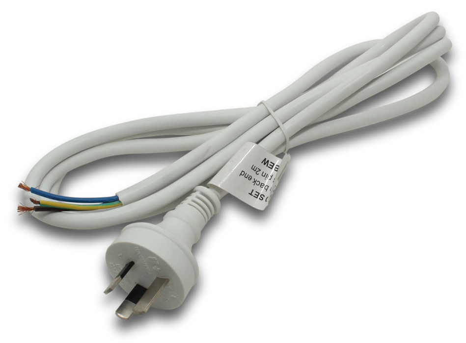 Elecsupp CORD SET 2 MTR WHITE