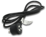 Elecsupp Cord Set 2mtr 3/1.0 Black TO 3pin