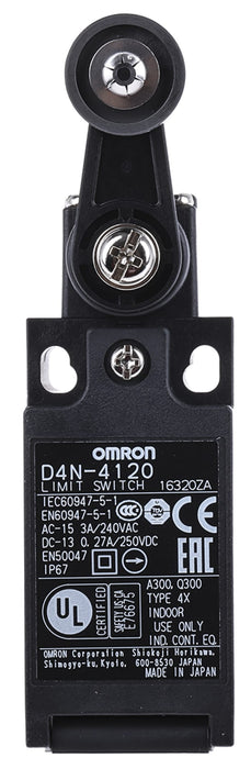 Omron Limit switch resin housing resin roller lever IP67