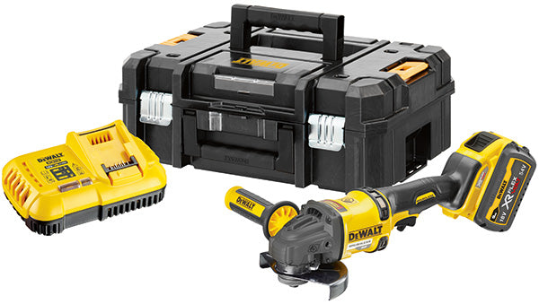 DeWalt 54V XR FlexVolt Brushless 125mm Angle Grinder - 9.0Ah Kit