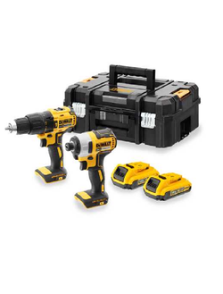 Dewalt 18V XR Brushless Drill/Driver Compact Twin Kit