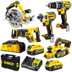 DeWalt 18V XR Li-Ion 5pc Combination Kit 5.0Ah (Include DCP580)