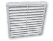 Manrose 230mm Fixed Grill White(250mm Floorex Ok) Simx