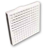 Manrose 125mm Eggcrate Grille-White Simx