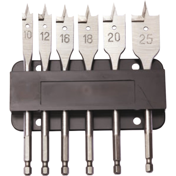 Trucut Dart  6 Piece Spade Bit Set (10,12,16,18,20,25mm)