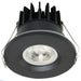 PROLUX LIGHT DOWNLIGHT 10W RECESS FIRE RATED BLACK 3K 90X71