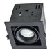 PROLUX LIGHT DOWNLIGHT 9W TILT RECESS CUT 97SQ BLK 3K 110X110X105