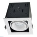 PROLUX LIGHT DOWNLIGHT 9W TILT RECESS CUT 97SQ SLVR 3K 110X110X105