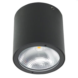 PROLUX LIGHT OUTDOOR CEILING 7W ALUMINIUM BLACK IP54 3K 90X95