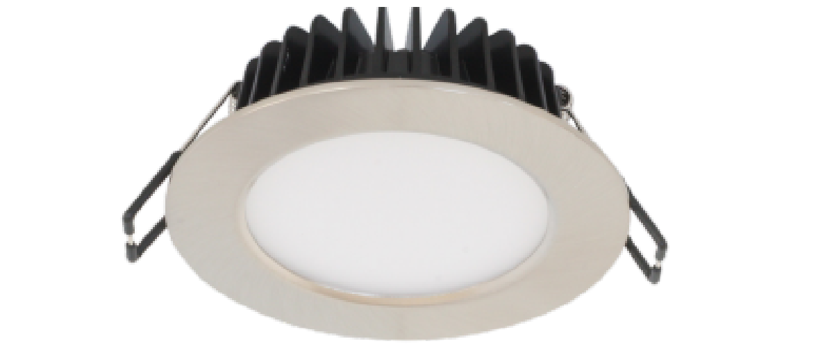 Hugo 3CCT 8W LED Downlight Brush chrome