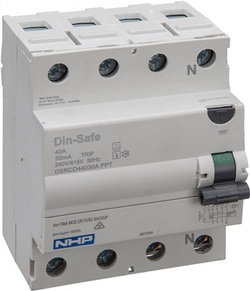 Terasaki RCCB DIN-SAFE 3P+N 100A 30mA TYPE A