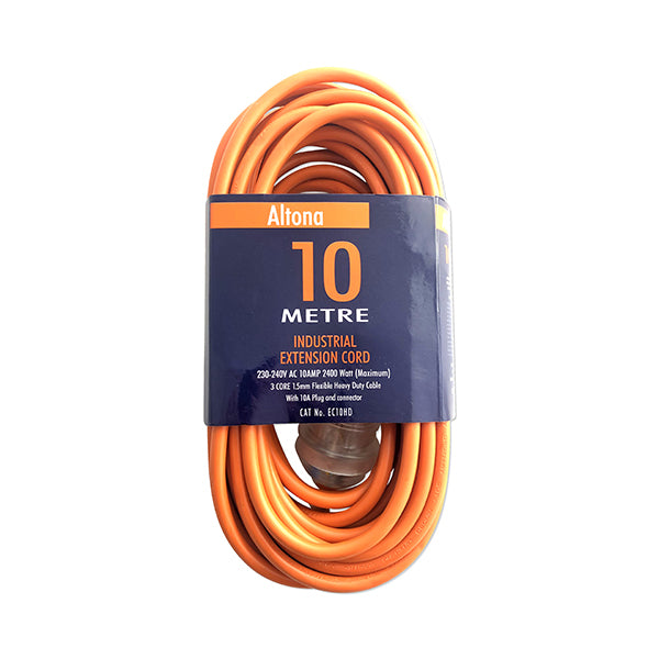 Altona EXTENSION LEAD 10MTR H/DUTY ORANGE