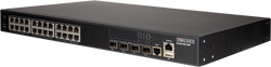 CDL Edgecore 24 Port Managed L2+/L3 Lite PoE Gigabit Ethernet Switch with 4 x SFP+ 10G Uplink Ports