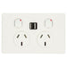 Legrand HPM ED 10A DGPO 2.4A 2USB WHITE