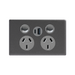 Legrand Excel Life DGPO 10A W USB Type A+C 3A Urban Grey