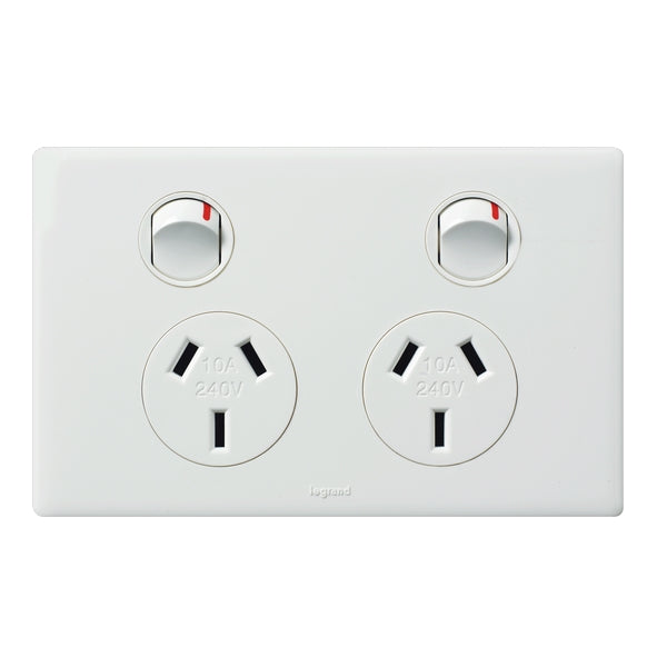 Excel Life Legrand Double outlet ED 10A 2G WE