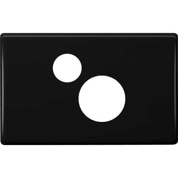 Legrand HPM ED SINGLE PPT COVERPLATE BLACK