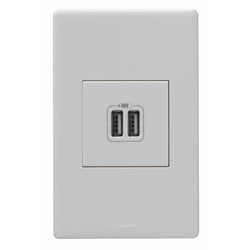 Excel Life Legrand Double Socket USB Charger ED