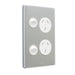 Legrand HPM ED 2-GANG VERT COVER-PLATE MS