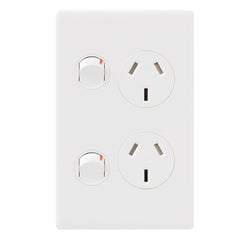 Excel Life Legrand Double outlet ED 10A V 2G WE